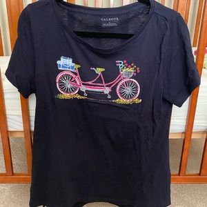 Super cute Talbots bike shirt